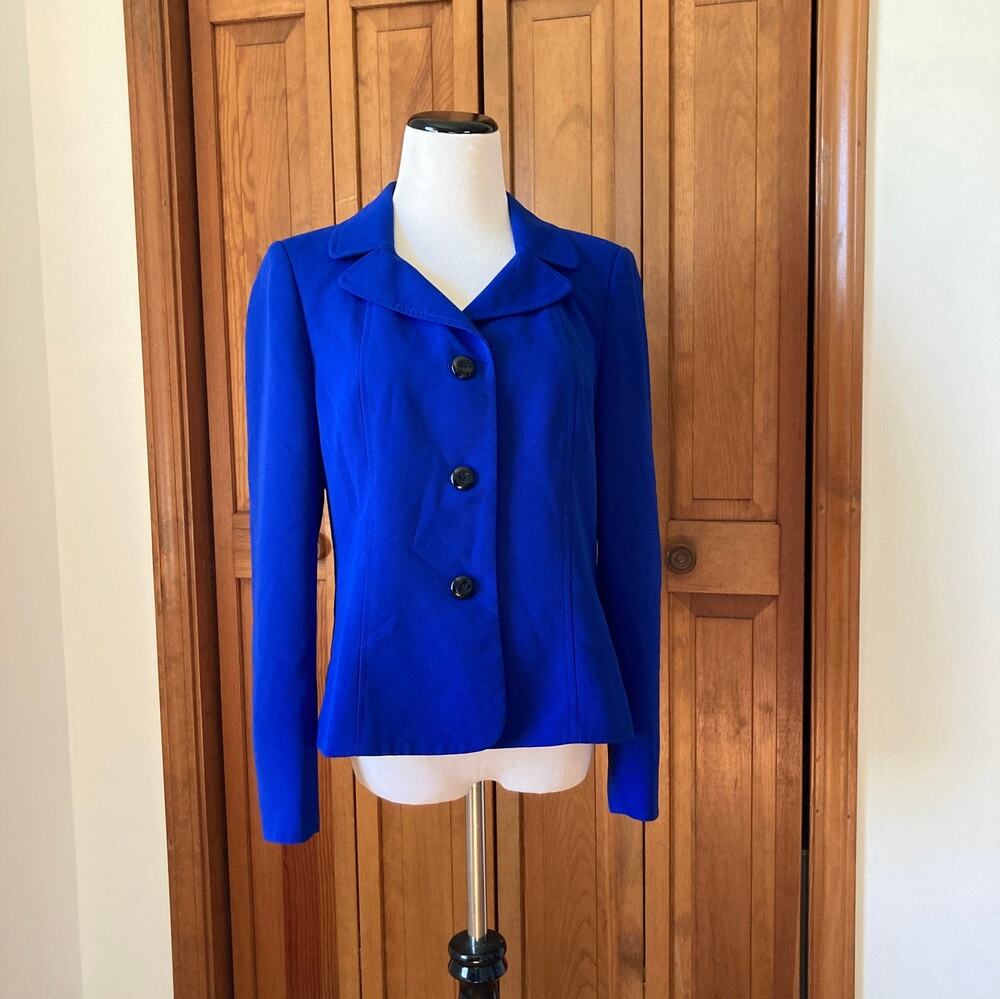 Evan-Picone Royal Blue Blazer, Size 6